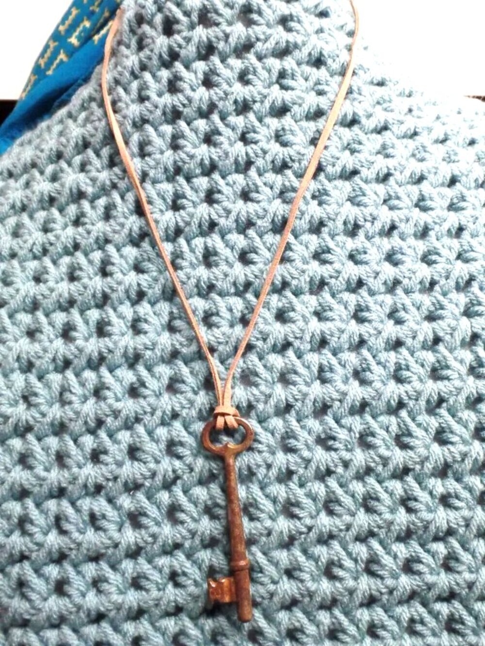 Vintage Skeleton Key Necklace #3 KEY
